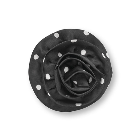 Mads Nørgaard MN Rose Brooch Dot Black/White