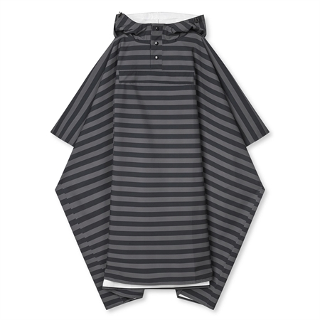 Mads Nørgaard Raino Scape Cape Stripe AOP/Black