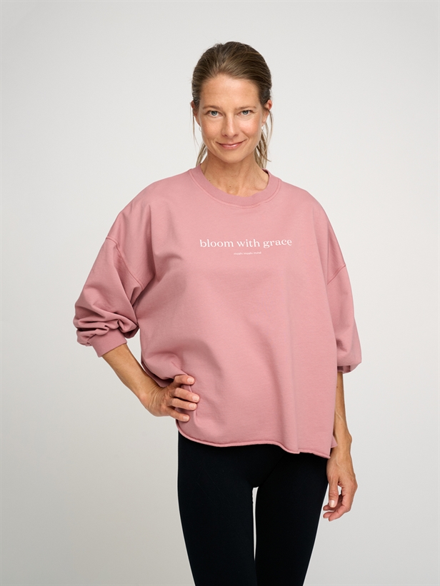 Moshi Moshi Mind Mantra Sweat Vintage Rose