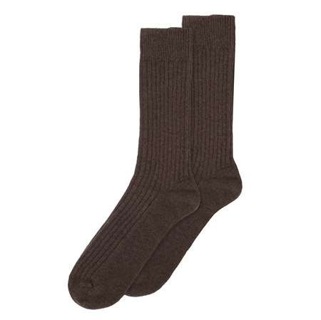 Moshi Moshi Mind Cozy Rib Socks brown melange