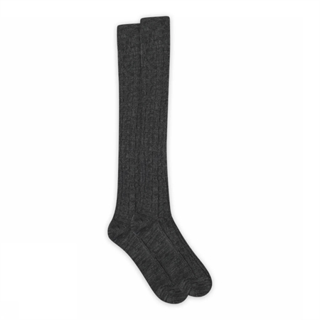 MP Denmark 69510, 497 Tove knee socks Dark Grey Melange