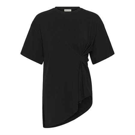 My Essential Wardrobe MWNupti Drape Tee Black