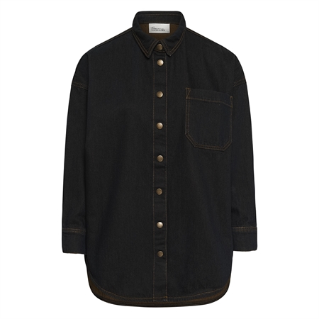 My Essential Wardrobe Denim Shirt MWSinna 186 Blue/Brown
