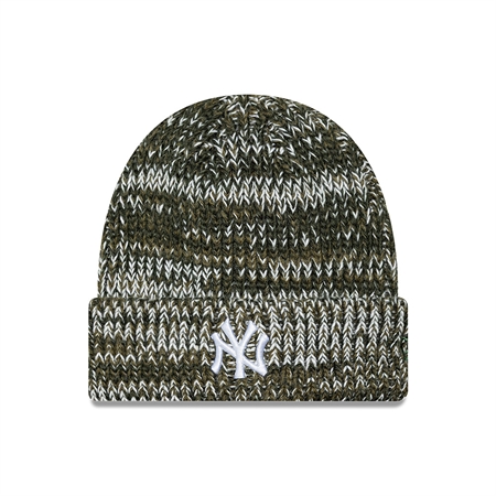 New Era Chunky Knit Beanie New York Yankees Green