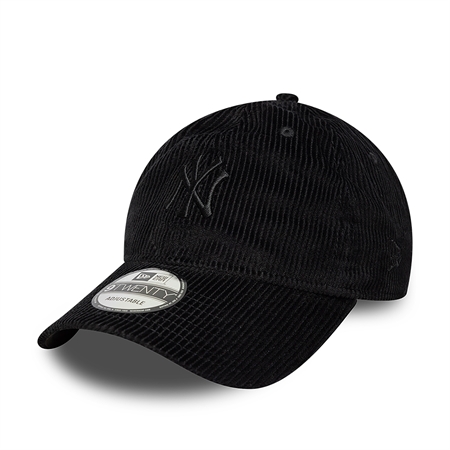 New Era Cord Midi 9TWENTY New York Yankees Cap Black Tonal