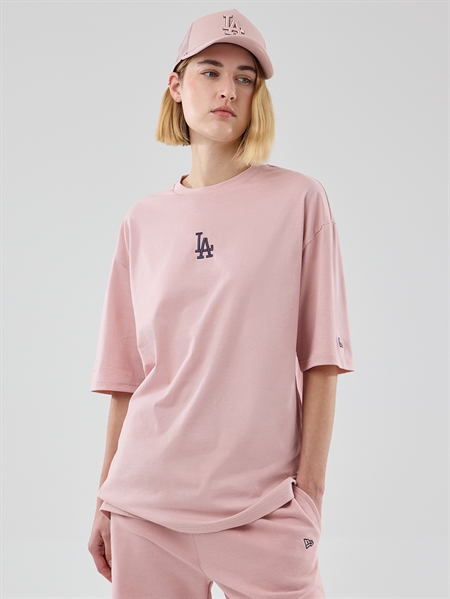 New Era MLB Midi LE OS Tee Los Angeles Dodgers Pink