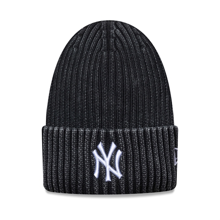 New Era MLB Washed Beanie New York Yankees Black