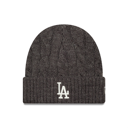 New Era Short Cuff Beanie Los Angeles Dodgers Grey