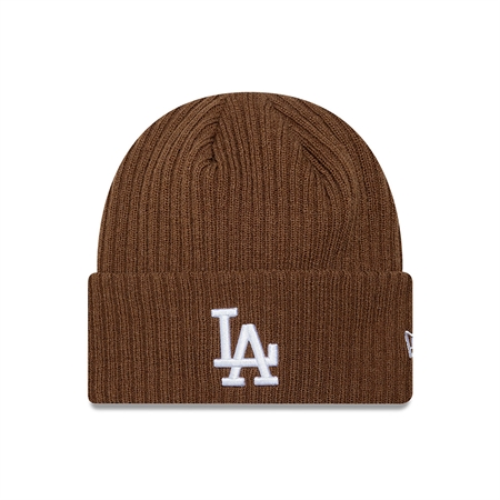 New Era Wide Cuff Beanie Los Angeles Dodgers Brown