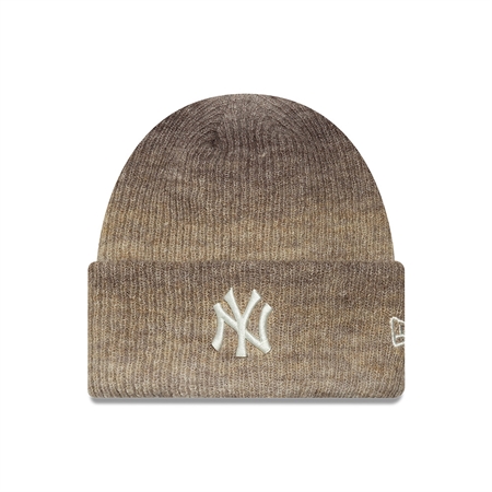 New Era WMNS Ombre Beanie New York Yankees Brown