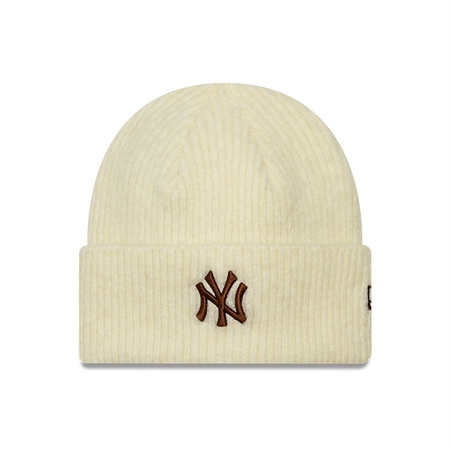 New Era WMNS Wide Cuff Beanie New York Yankees White