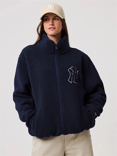 New Era MLB Sherpa Jacket New York Yankees - Dark Blue