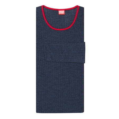 Nørgaard På Strøget 101 Wool Kontrast, Marine/Red