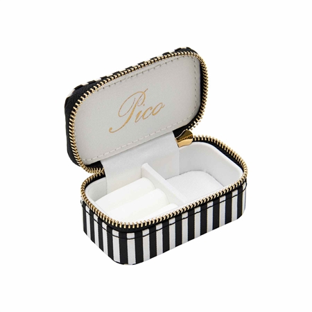 Pico Copenhagen Small Jewelry Box Black Stripe