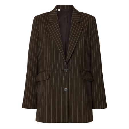Selected Femme SlwRita LS Relaxed Blazer Pin Stripe Delicioso