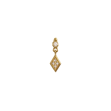 Stine A Miss Princess Earring with Harlekin - Single Guld