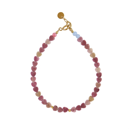 Stine A Pink Hearts Bracelet