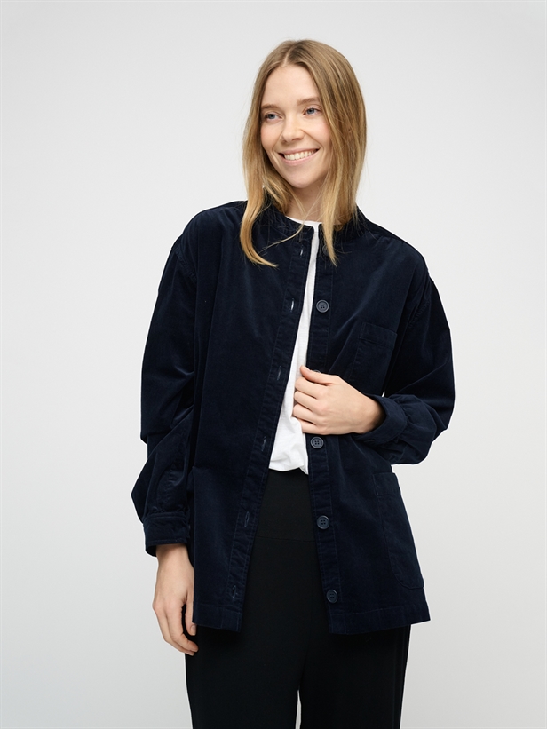 Moshi Moshi Mind Tales Shirt Corduroy Dark navy