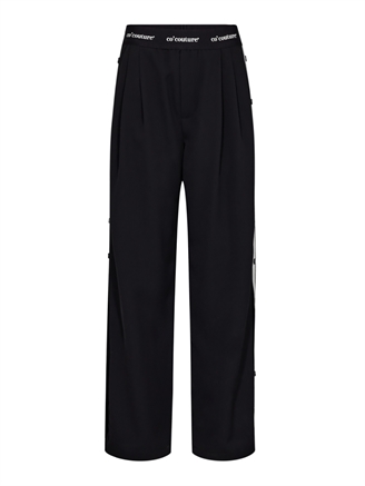 Co'Couture AminaCC Logo Panel Pant Black