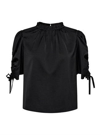 Co'Couture AdnaCC Puff SS Blouse Black