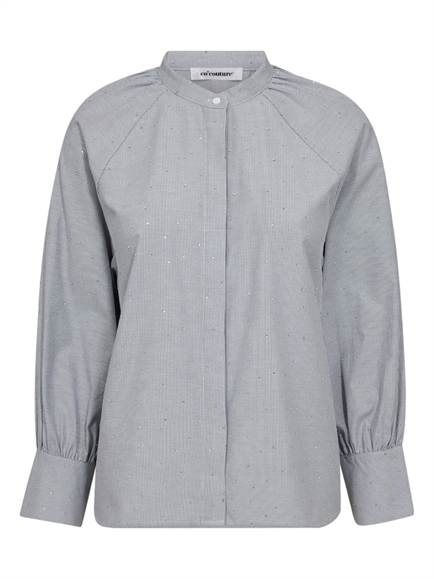 Co\'Couture GemCC Stripe Shirt Light Grey