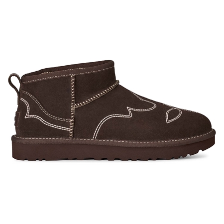 UGG W Classic Ultra Mini Western Burnt Cedar