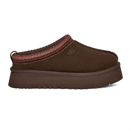 UGG W Tazz II Dusted Cocoa brun platform slipper i ruskind